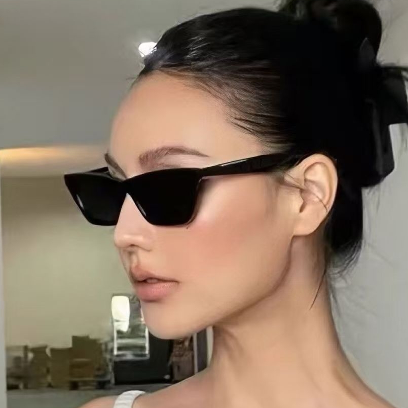 Sunglasses Cat Eye - Nuovi Occhiali da Sole Neri Stile