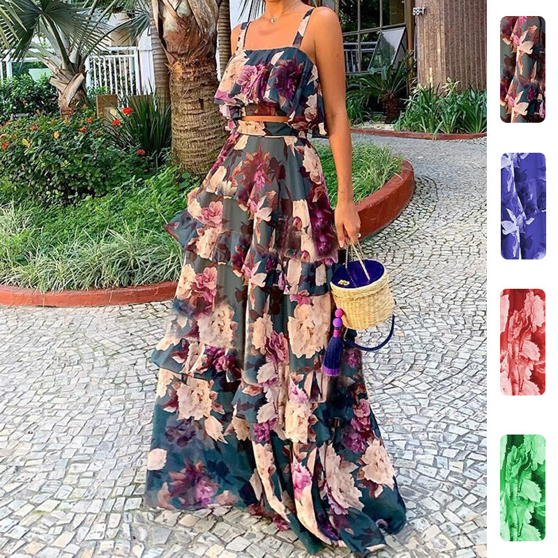 Completi due pezzi da donna co - Romper Floral Print recensione e prezzo