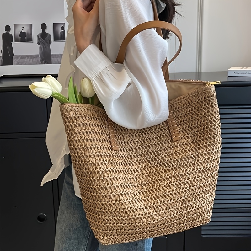 Borsa in tessuto da donna alla - Crochet Bag Raffia recensione e prezzo