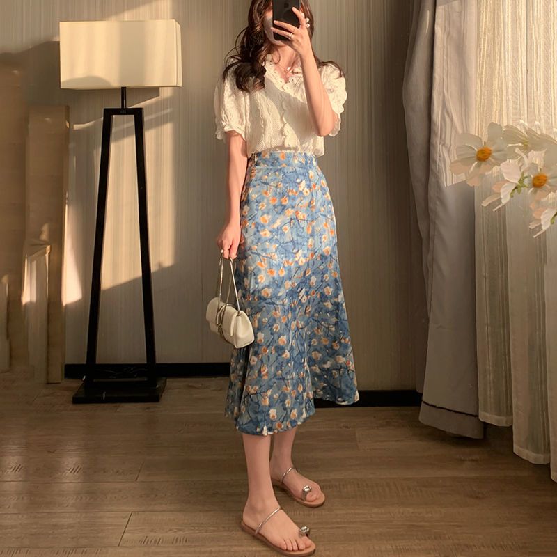 Completo Estivo da Donna Due P - Midi Skirt Floral recensione e prezzo