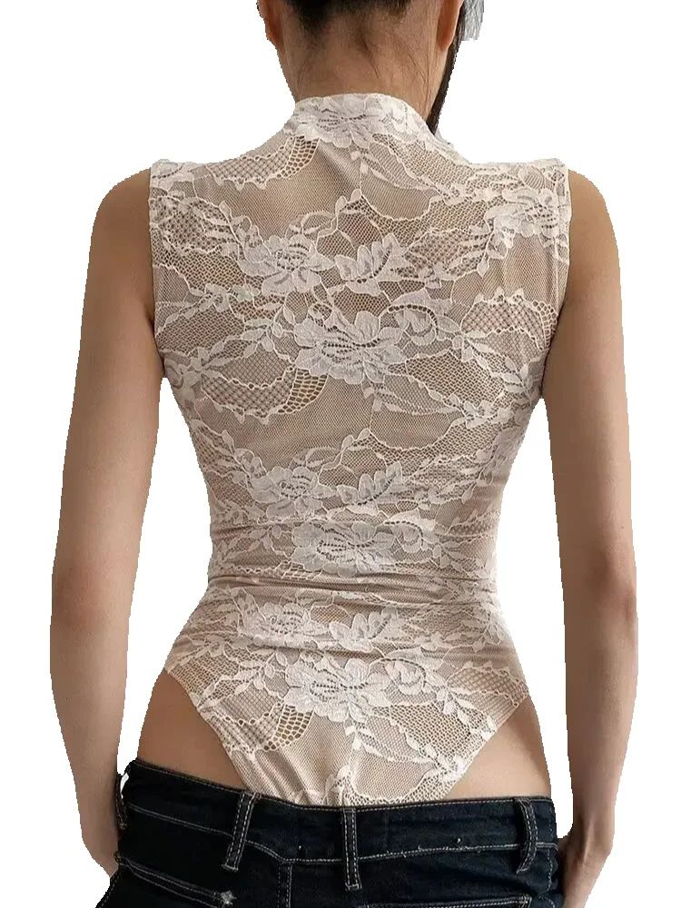 2025 Donna Estate Elegante Bei - Romper Floral Print recensione e prezzo