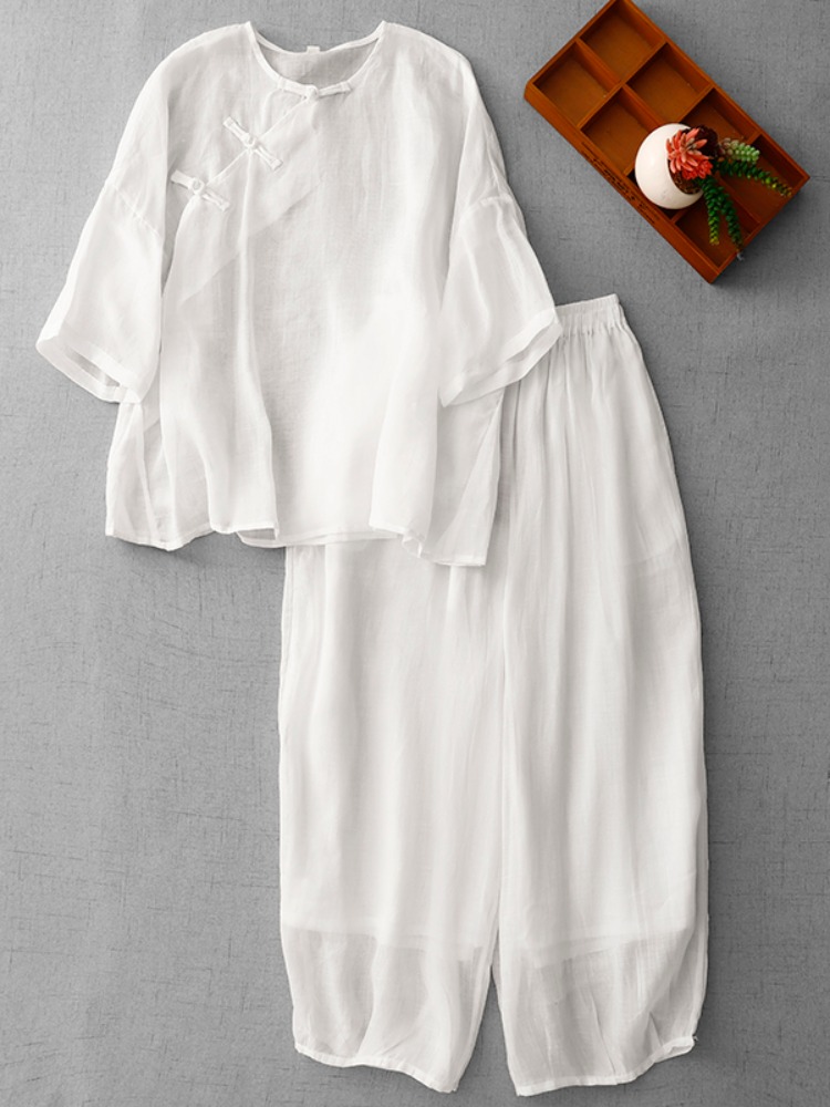 Nuovo Completo Estivo da Donna - Linen Pant Wide recensione e prezzo