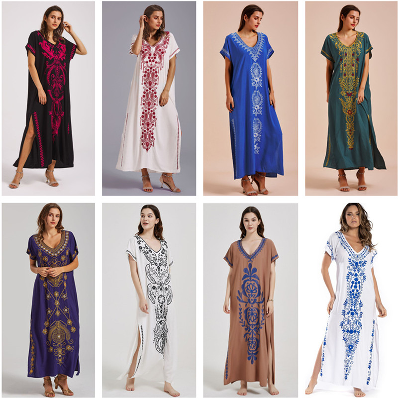 Copricostume da bagno ricamato - Cover Up Kaftan recensione e prezzo