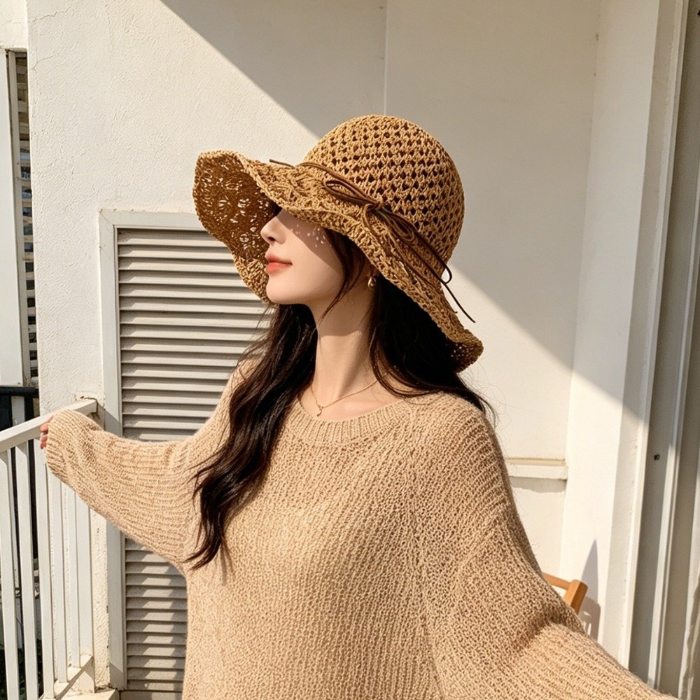 Cappello di Paglia Lavorato a  - Hat Floppy Wide recensione e prezzo