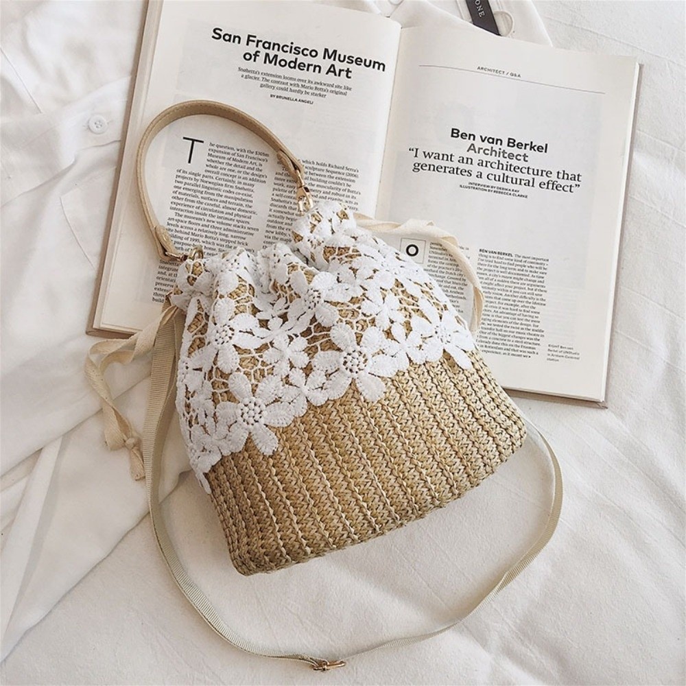 Borsa a Spalla Vintage in Pagl - Tote Bag Beach recensione e prezzo
