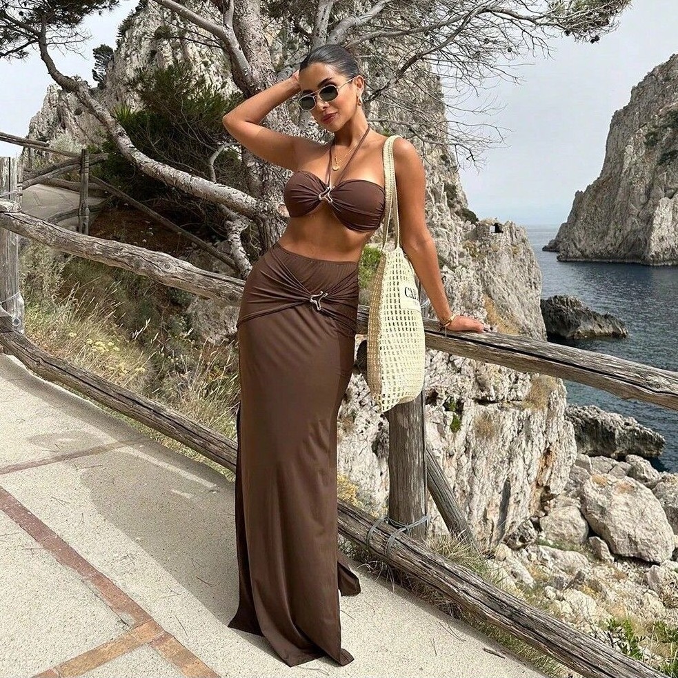 Costume da bagno due pezzi da  - Swimsuit Bikini Ruched recensione e prezzo